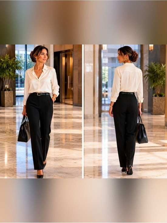 Liz Claiborne Pants - Liz Claiborne Black Career Trousers Size 14 Classic Office Pants